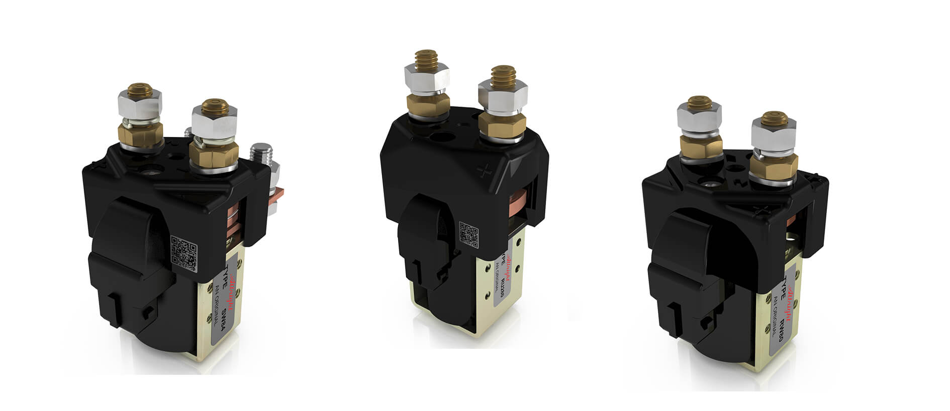 Albright SW84, RW80 and RU280 D.C. Contactors with JPT Connector